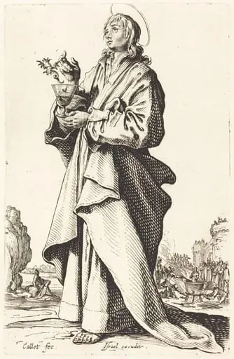 Saint John the Evangelist, by Jacques Callot