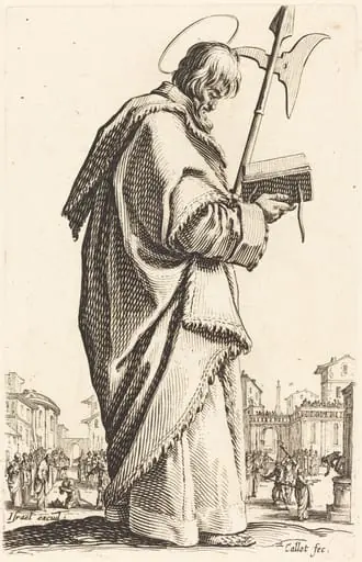 Saint Matthias, by Jacques Callot