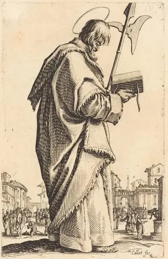 Saint Matthias, by Jacques Callot
