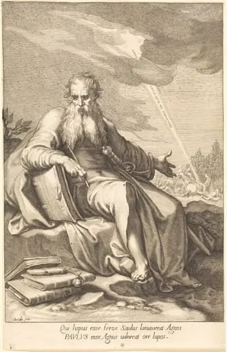 Saint Paul, Seated, by Jacques Callot