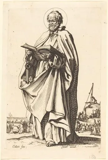 Saint Peter, by Jacques Callot