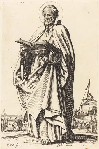 Saint Peter, by Jacques Callot