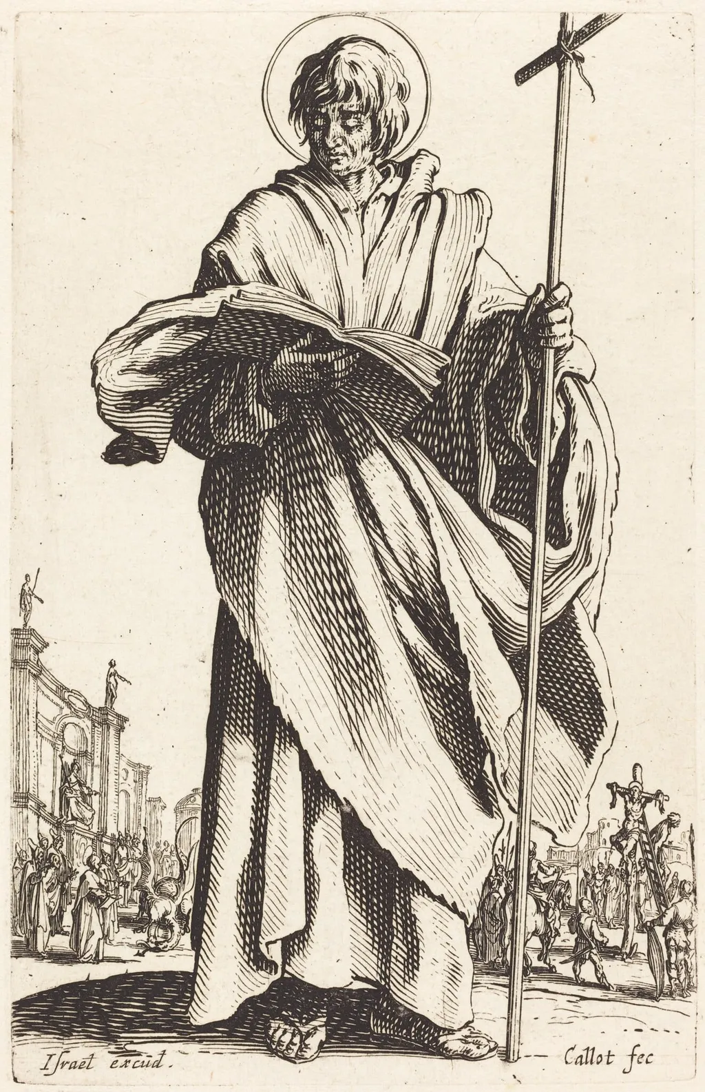 Saint Philip, by Jacques Callot, ink, 1631