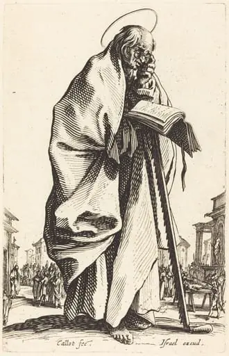Saint Simon, by Jacques Callot