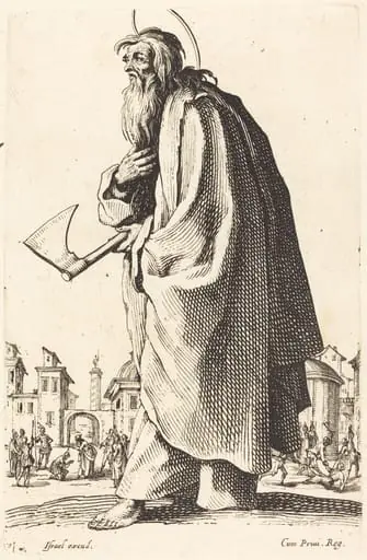 Saint Thaddeus, by Jacques Callot