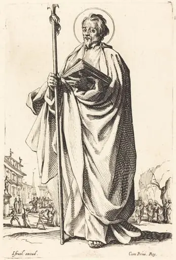 Saint Thomas, by Jacques Callot