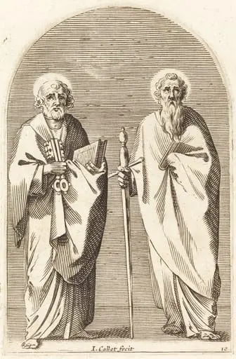Saints Peter and Paul, by Jacques Callot