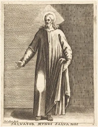 Salvator Mundi, by Jacques Callot