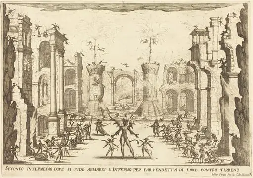 Second Intermezzo, by Jacques Callot