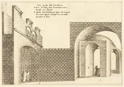 Second Part of the Via Dolorosa, by Jacques Callot