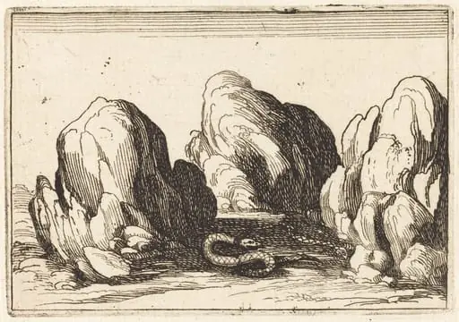 Serpent, by Jacques Callot