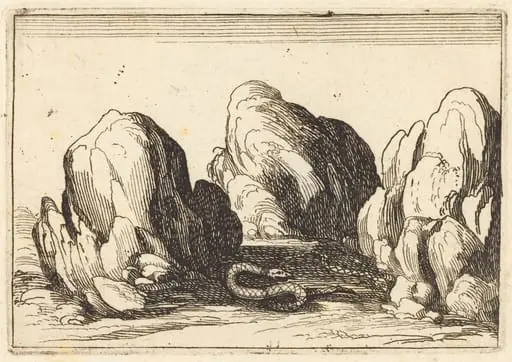 Serpent, by Jacques Callot