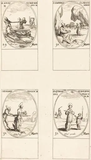Sts. Jonas & Barachisius; St. John Climacus, Abbot; St. Benjamin; Sts. Quirinus & Bal