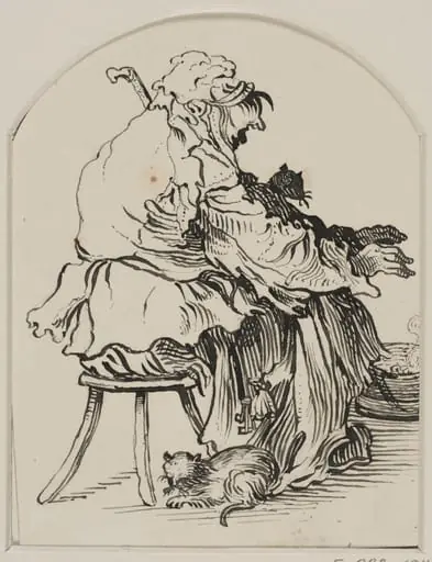 Studies of beggars, by Jacques Callot