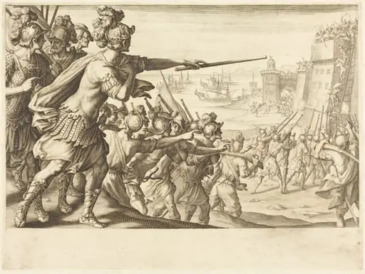 Taking of Bone, by Jacques Callot
