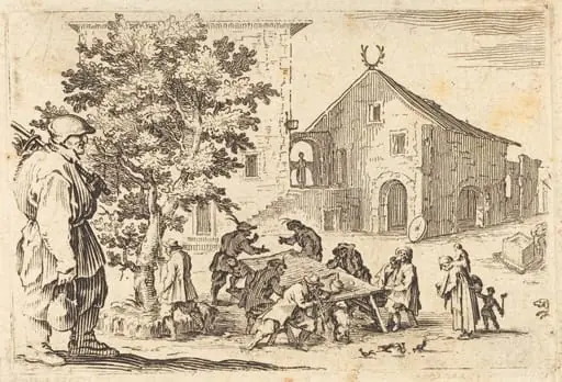 Tavern, by Jacques Callot