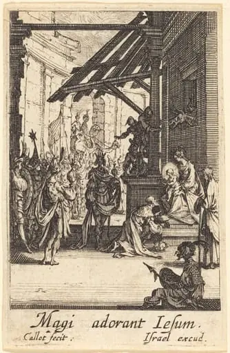 The Adoration of the Magi, by Jacques Callot