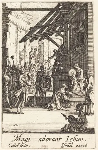 The Adoration of the Magi, by Jacques Callot