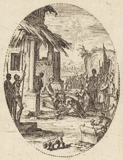 The Adoration of the Magi, by Jacques Callot