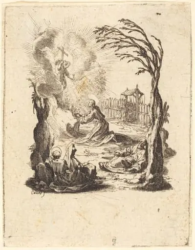The Agony in the Garden, by Jacques Callot