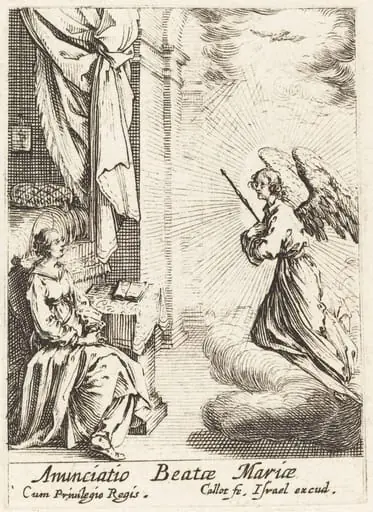 The Annunciation, by Jacques Callot