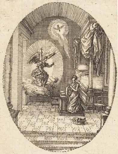 The Annunciation, by Jacques Callot