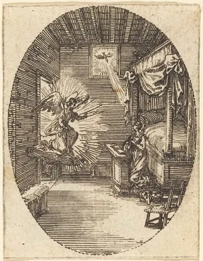 The Annunciation, by Jacques Callot