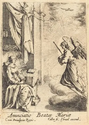 The Annunciation, by Jacques Callot