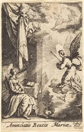 The Annunciation, by Jacques Callot