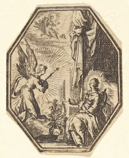 The Annunciation, by Jacques Callot