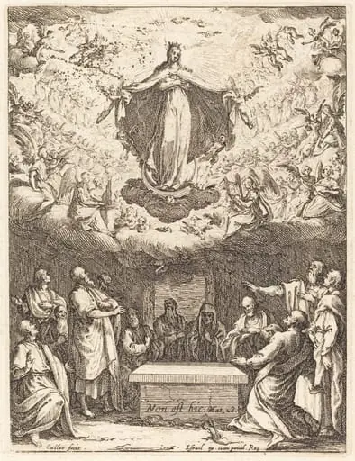 The Assumption of the Virgin, by Jacques Callot