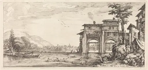 The Bathers, by Jacques Callot