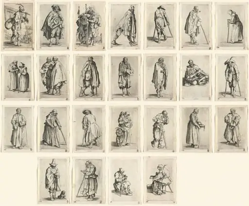 The Beggars, by Jacques Callot