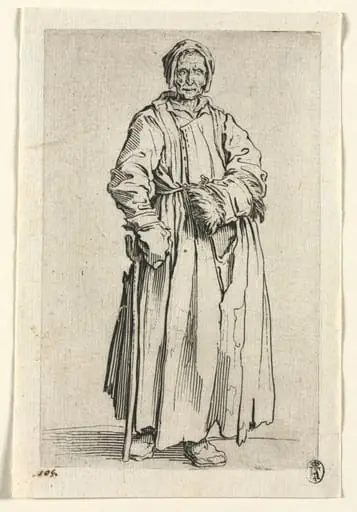 The Beggars: One-Eyed Woman, by Jacques Callot
