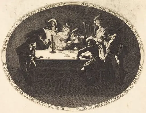 The Card Players, by Jacques Callot