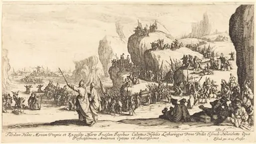 The Crossing of the Red Sea, by Jacques Callot