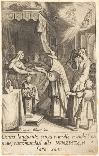 The Cured Sick Person, by Jacques Callot