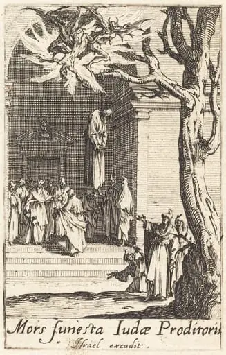 The Death of Judas, by Jacques Callot