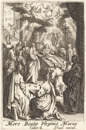 The Death of the Virgin, by Jacques Callot