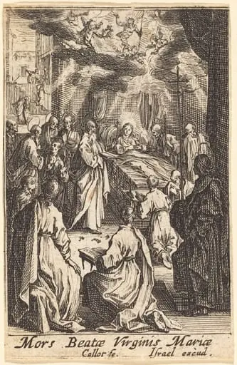 The Death of the Virgin, by Jacques Callot