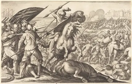 The Defeat of the Turkish Cavalry, by Jacques Callot