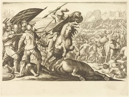 The Defeat of the Turkish Cavalry, by Jacques Callot