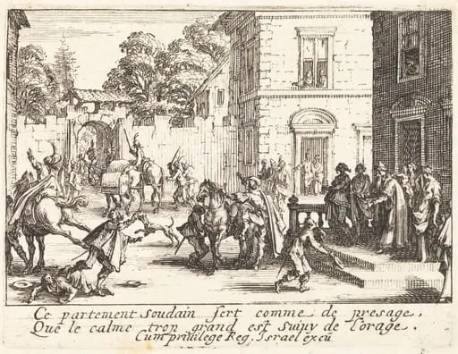 The Departure, by Jacques Callot