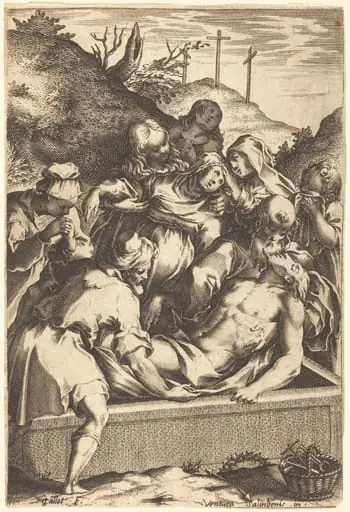 The Entombment, by Jacques Callot