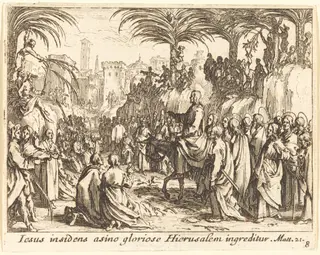 The Entry into Jerusalem, by Jacques Callot, 1635
