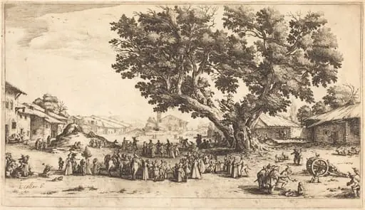 The Fair at Xeuilley, by Jacques Callot