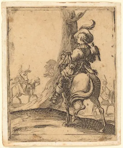 The Falconer, by Jacques Callot