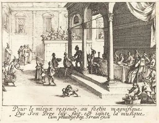 The Feast, by Jacques Callot
