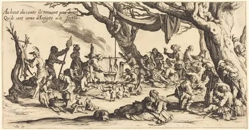 The Feast of the Bohemians, by Jacques Callot