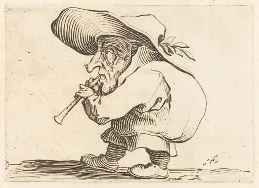 The Flageolet Player, by Jacques Callot